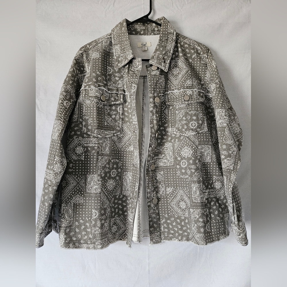 Easel Bandana Print Jacket S